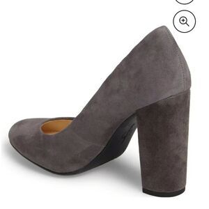 A.NEW DAY ELLORI CHUNKY HEEL PLATFORM SUEDE PUMP